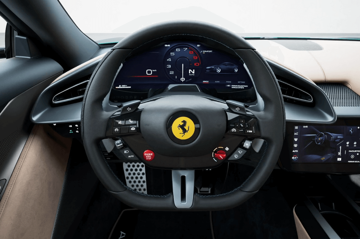 Ferrari Amalfi steering wheel buttons